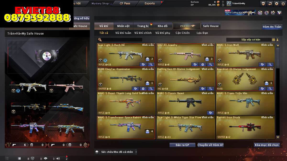 shop acc cf uy tin gia re